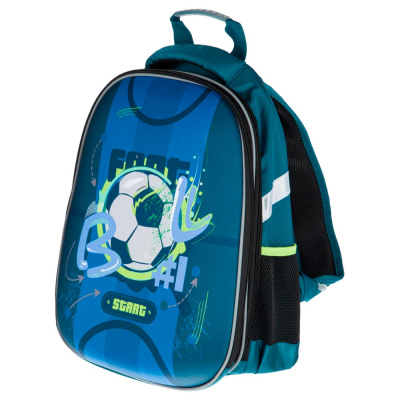 Ранец Easy Football 2 отделения Комус 1556976 синий 1